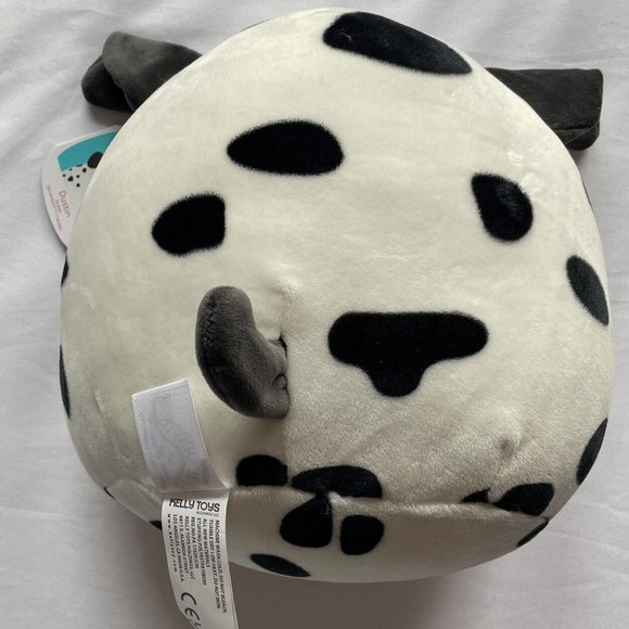 NEW “Dustin” The Dalmatian Dog, Squishmallow Official Kellytoy Soft Squishy - Picture 2 of 9
